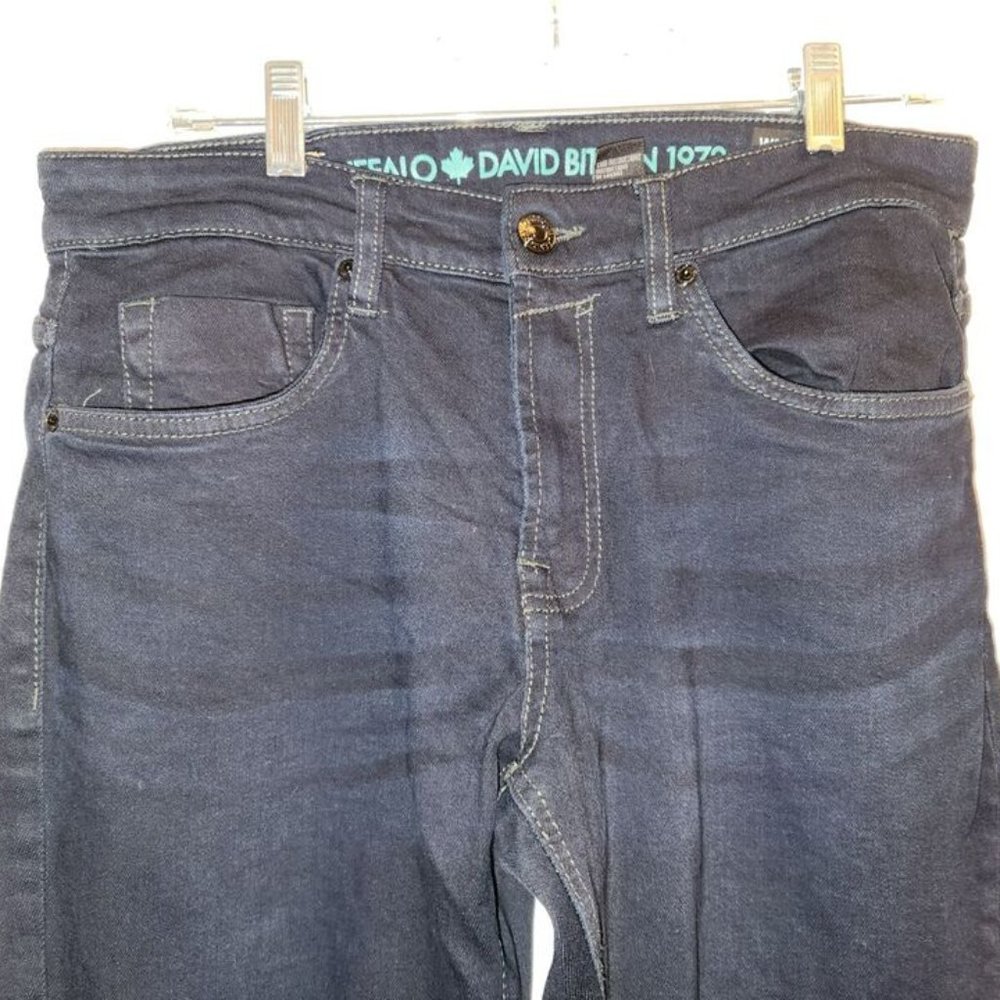 NEW Buffalo David Bitton 1972 Ash-x Slim Stretch Jeans Dark Wash Men's 32x32 - Picture 3 of 9